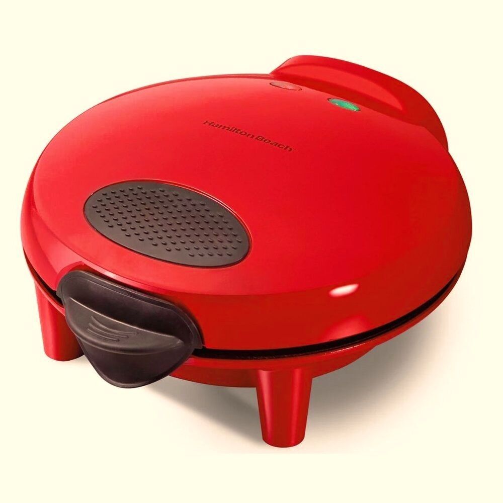 Hamilton Beach 25409 Red Quesadilla Maker 900W Non-Stick Plate Snack Toaster